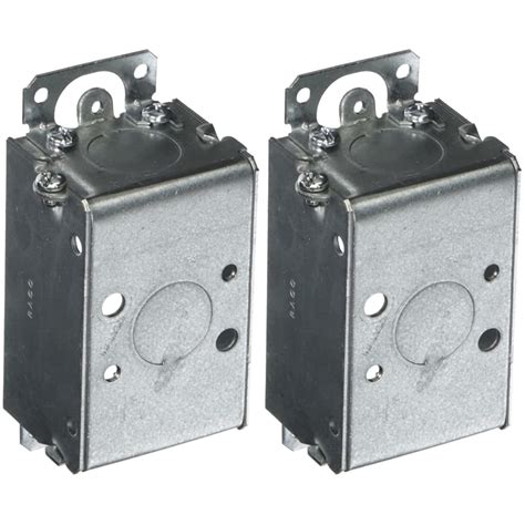 3.5 metal switch box|3 in x 2 in. Switch Box, Gangable, 3.